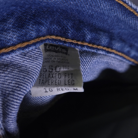 Vtg‎ Womens Levis 550 Denim Jeans Relaxed Fit Tapered Leg Size 10 Reg. M 90s Y2K - Picture 7 of 7